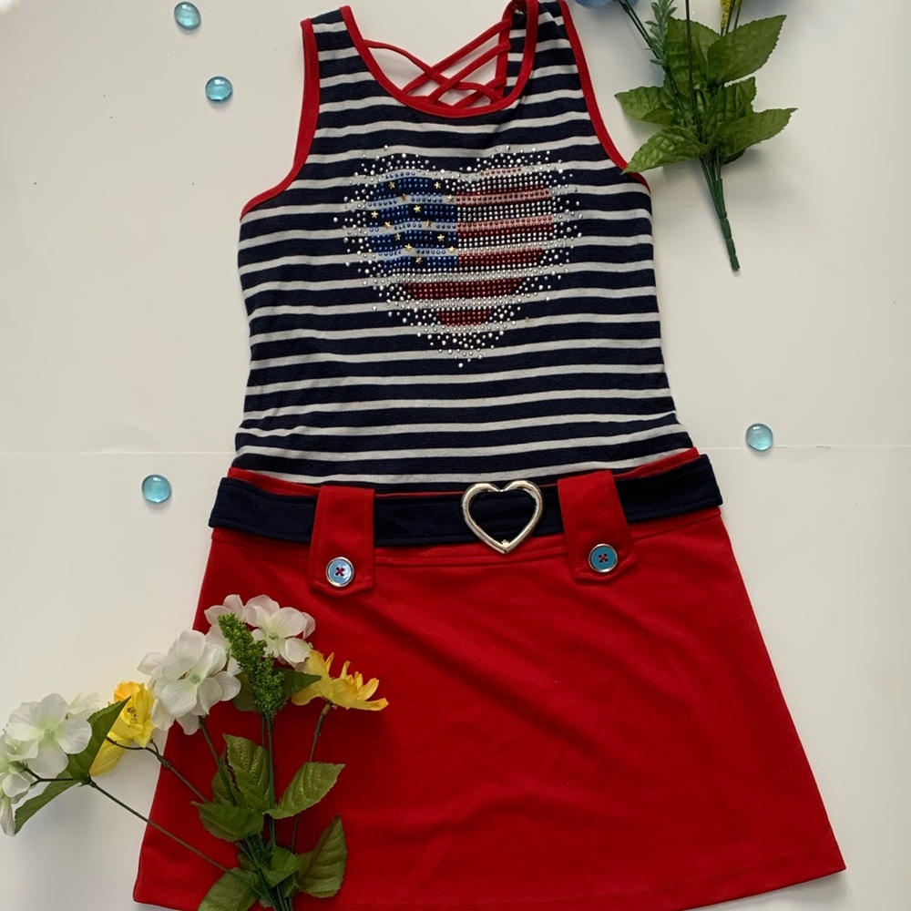Girls 4th of July Dress